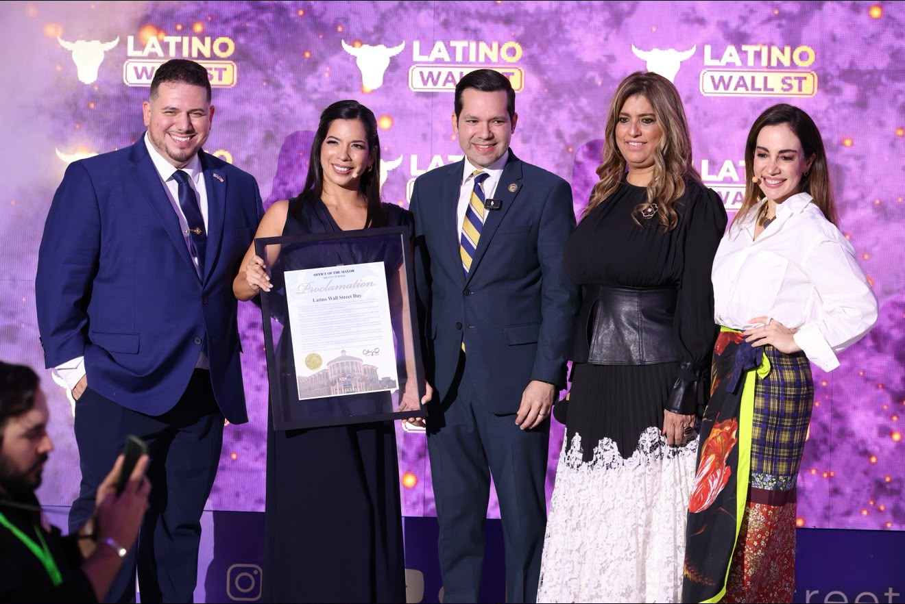 Community leaders gathered at a Latino Wall Street event